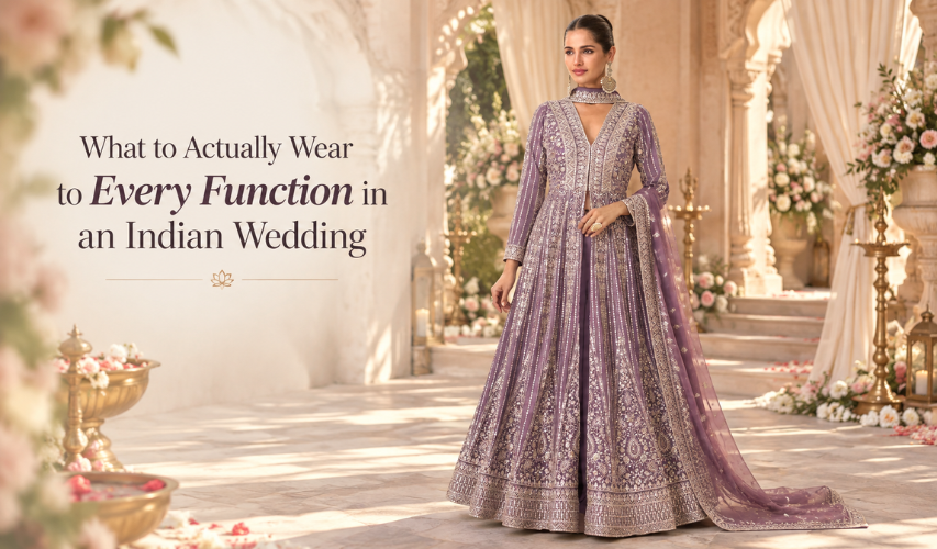 What to Actually Wear to Every Function in an Indian Wedding
